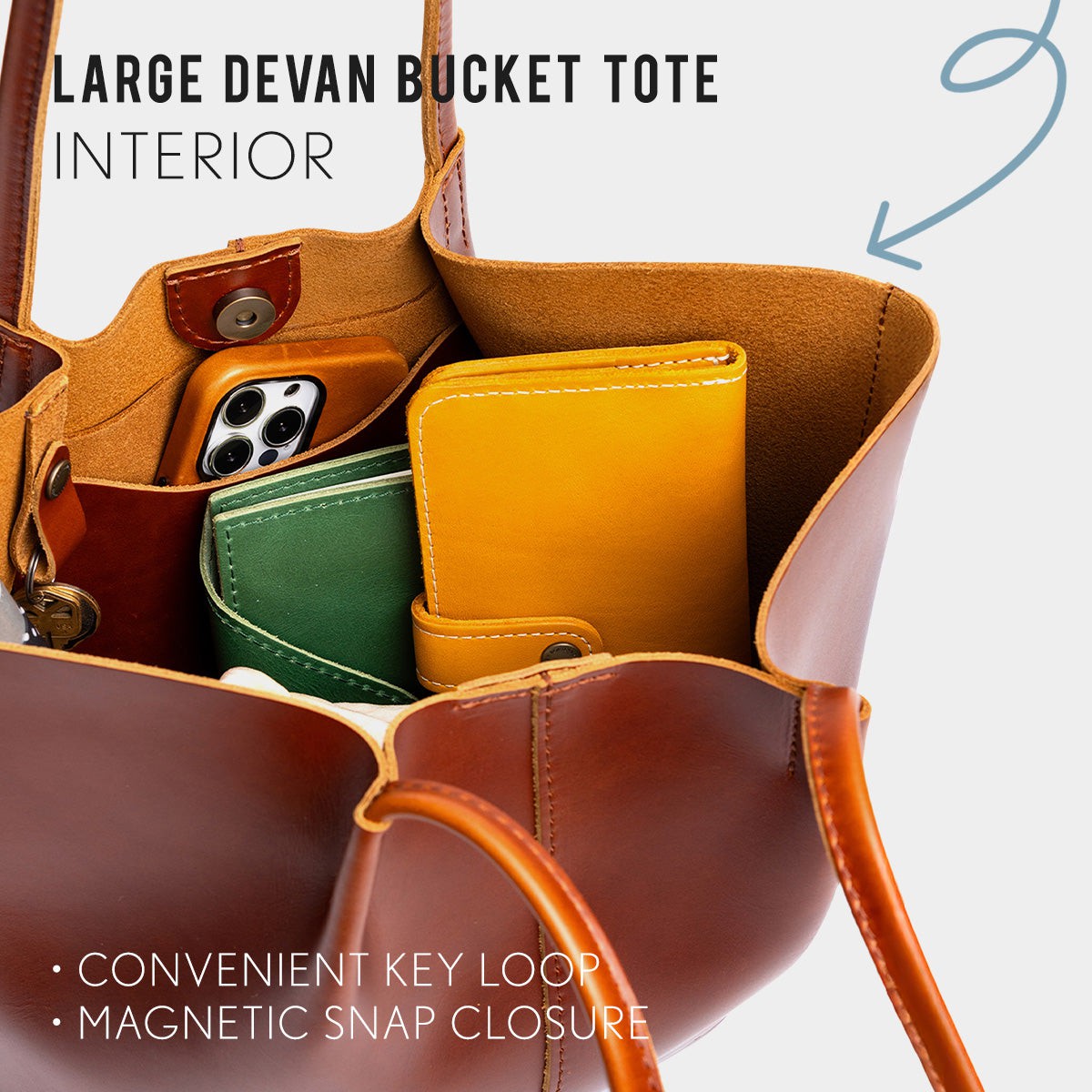 Devan Bucket Tote