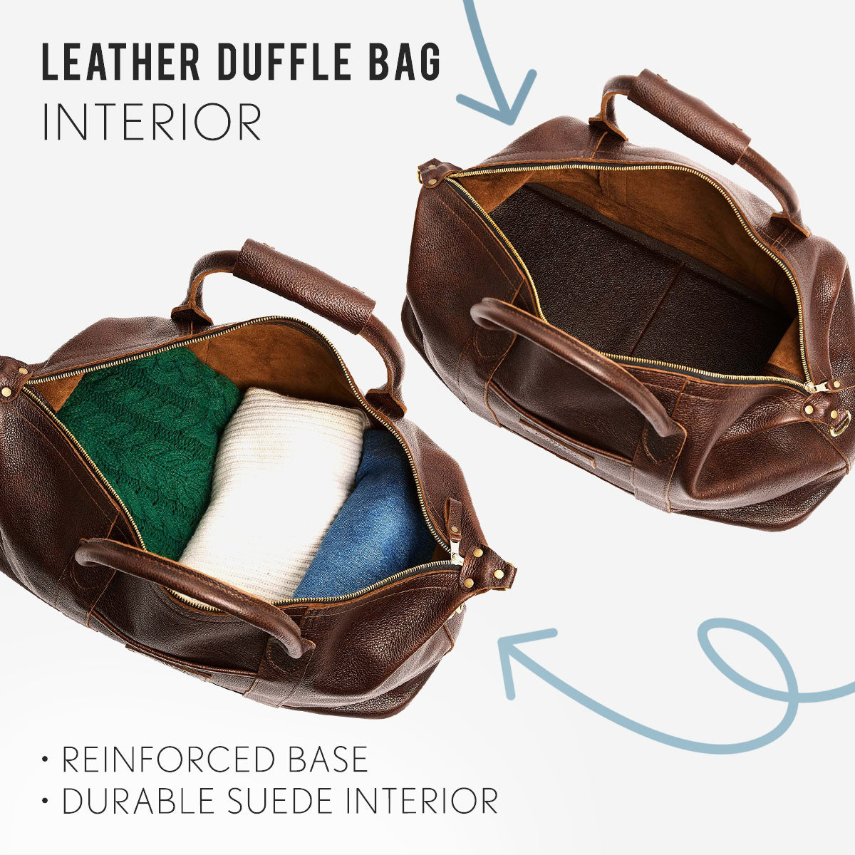 'Almost Perfect' Leather Duffle Bag
