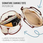 Signature Canvas Tote Bag