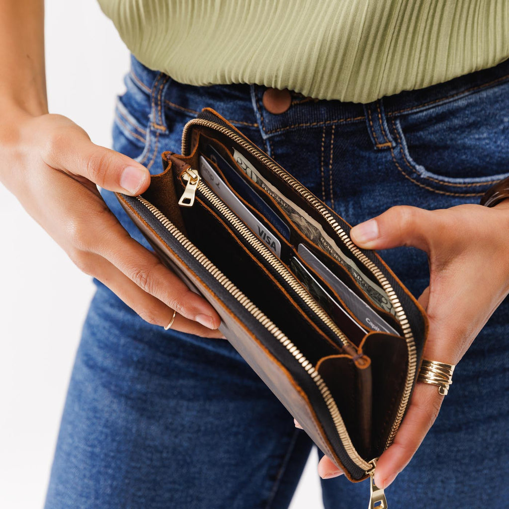 'Almost Perfect' Accordion Zip Wallet