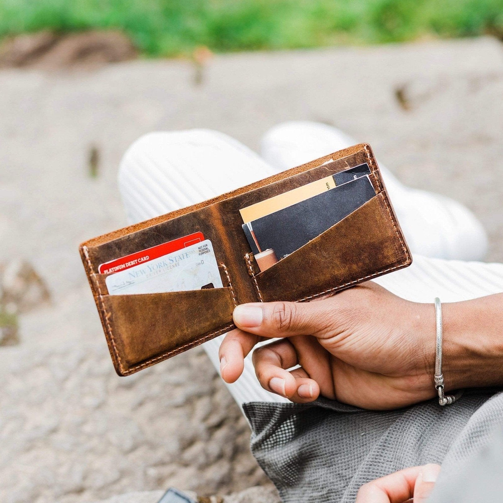 'Almost Perfect' Bifold Leather Wallet