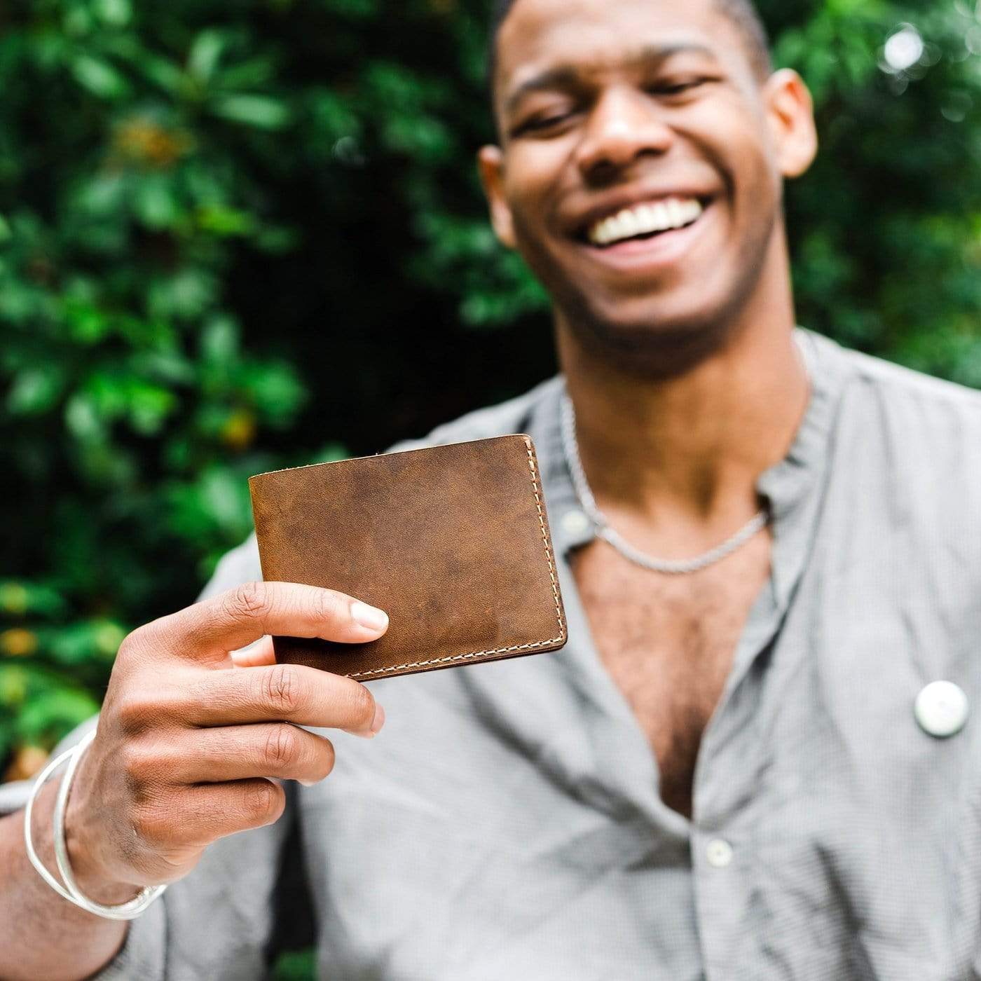 'Almost Perfect' Bifold Leather Wallet