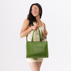 Large Lola Zipper Crossbody Tote