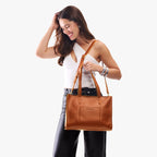 'Almost Perfect' Large Lola Zipper Crossbody Tote