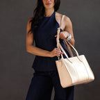 Large Lola Zipper Crossbody Tote
