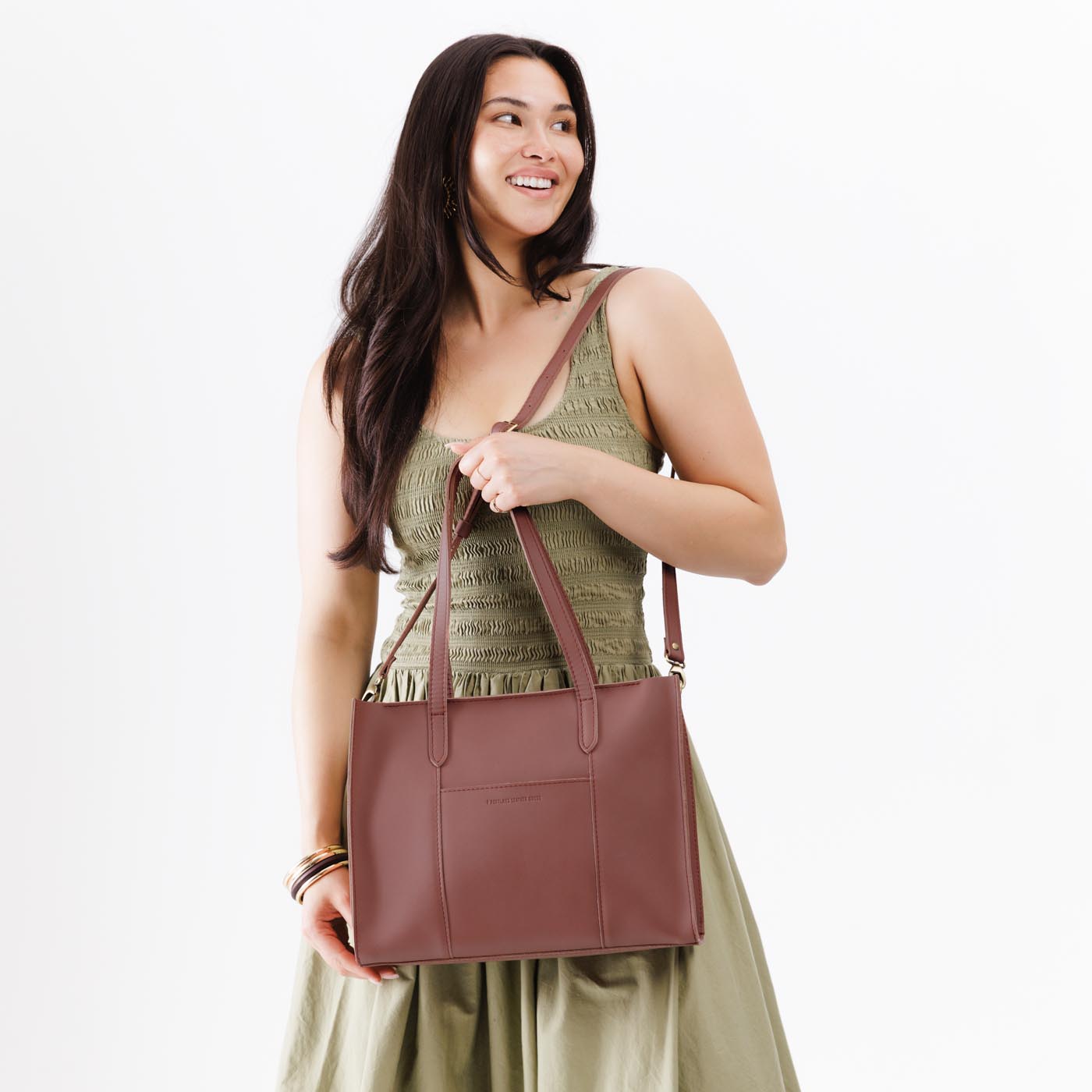 Large Lola Zipper Crossbody Tote