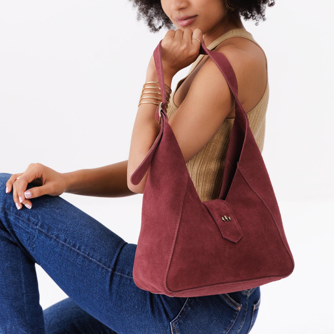 'Almost Perfect' Flora Shoulder Bag