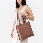 Large Lola Zipper Crossbody Tote