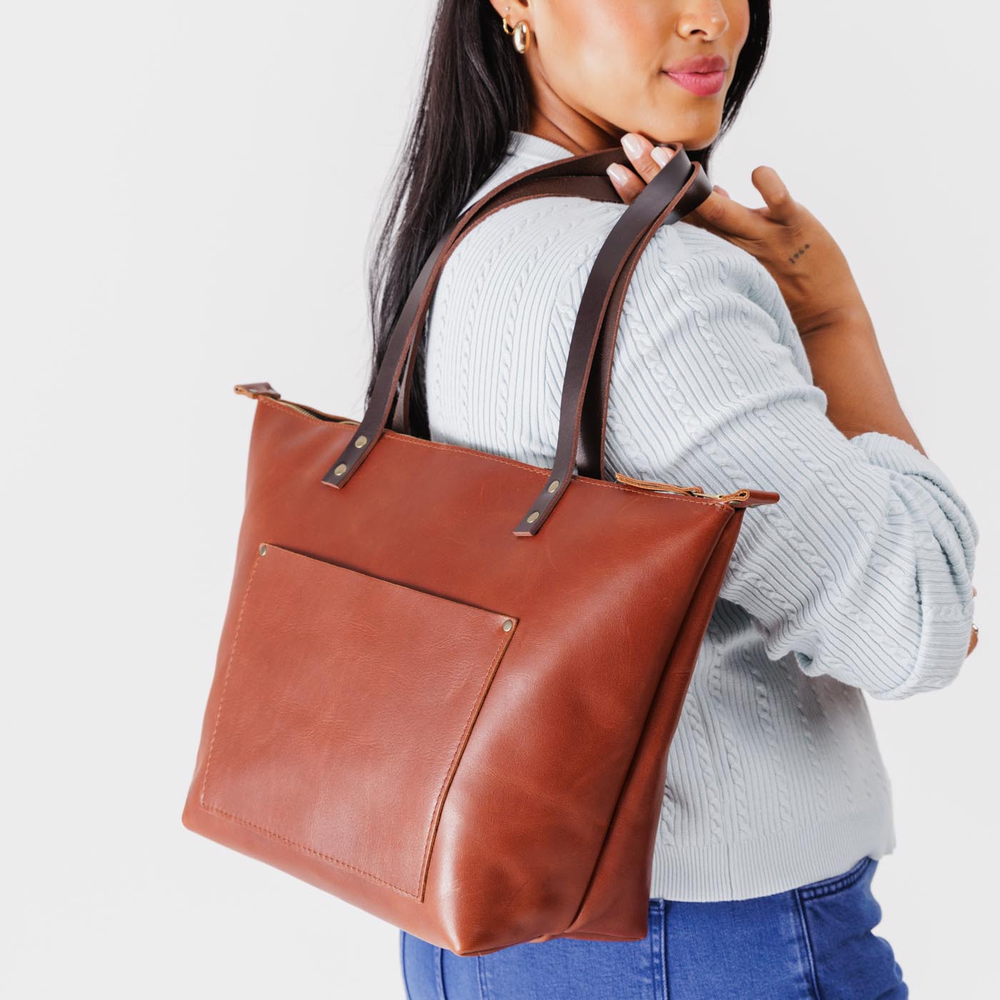 Leather Tote Bag