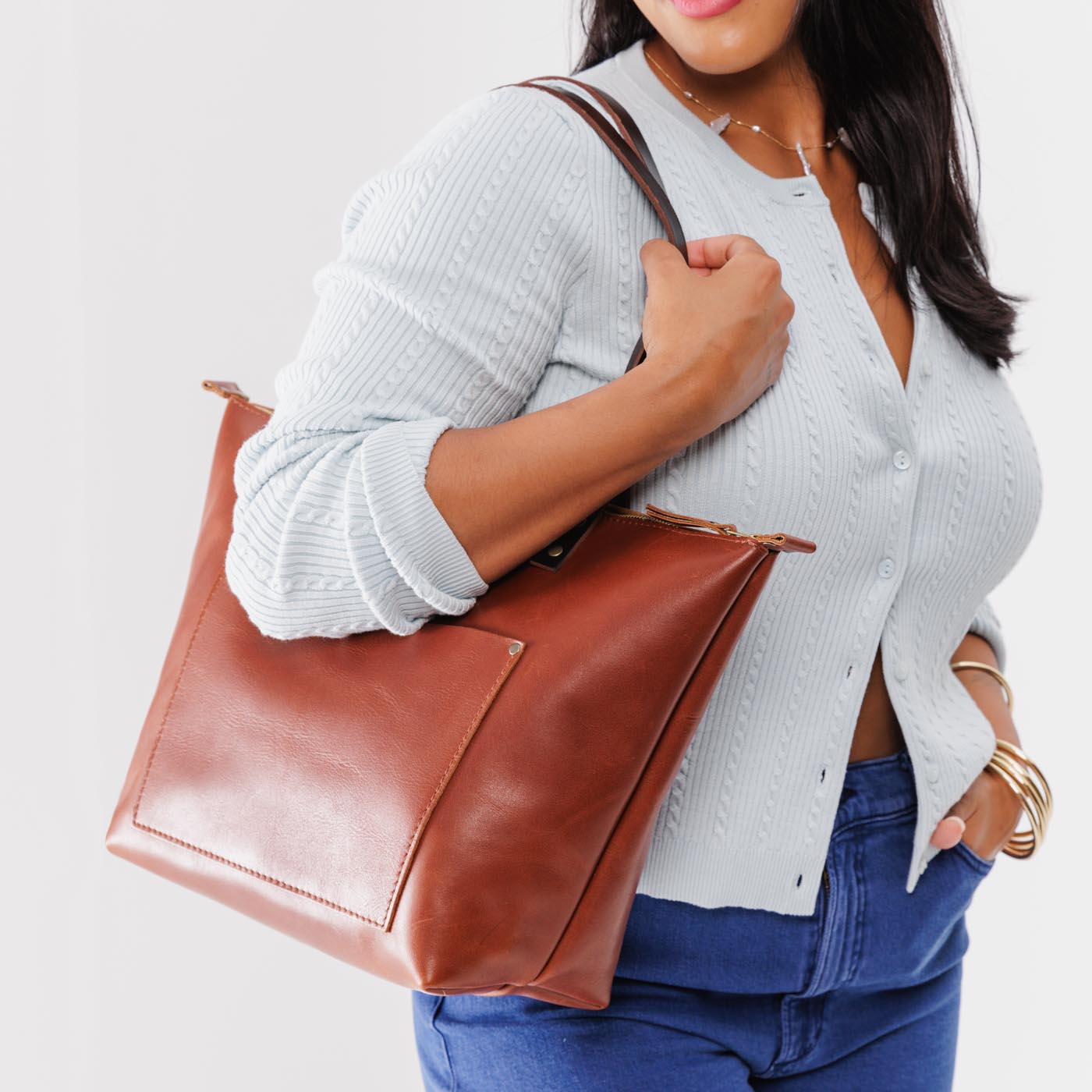 Leather Tote Bag