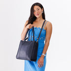 Large Lola Zipper Crossbody Tote